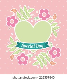 special day graphic design , vector illustration