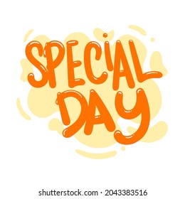 ilustración vectorial de diseño de tipografía de texto de presupuesto especial