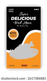 Special delicious food Flayer banner post template