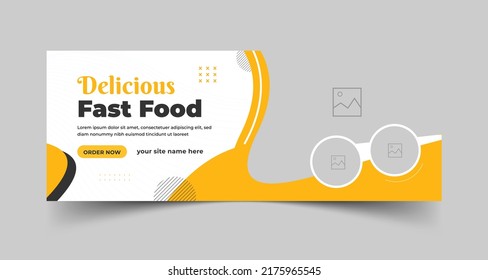 Special and delicious food social media post design template, Restaurant food social media post template