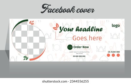 Special delicious food social media banner post template.