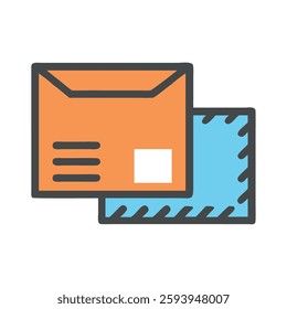 Special Delivery mail package being processed
