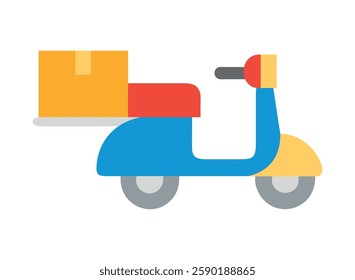 Special delivery service using a scooter
