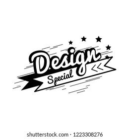 Special design badge logo vector