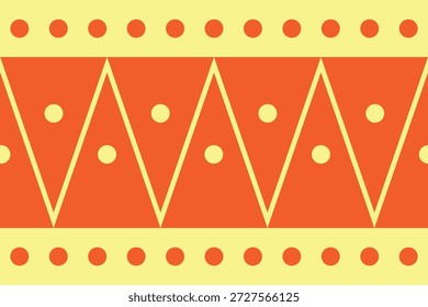Special design of dots and zigzag lines