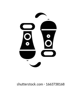 Special devices black icon, concept illustration, vector flat symbol, glyph sign.