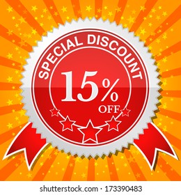 Special Discount 15% Off.