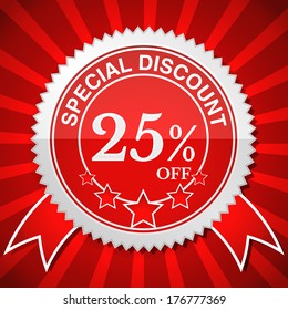 Special Discount 25% Off