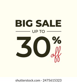 Descuento especial de hasta un 30% y diseño plano