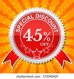 Special Discount 45% Off.