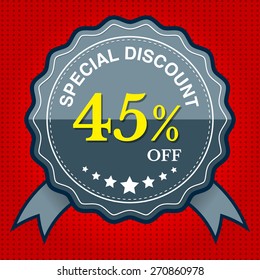 Special Discount 45% Off