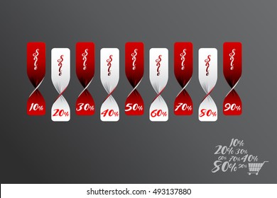 Special discount banner template design. vector file