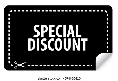 Special Discount Coupon Vector