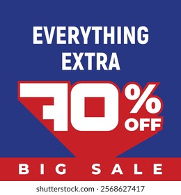Special discount get 70% off, Flat design