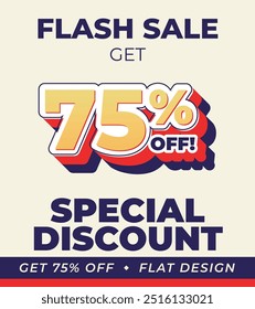Sonderrabatt erhalten 75% Rabatt, Flaches und perspektivisches Design