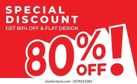 Special discount get 80% off, Flat and perspective design