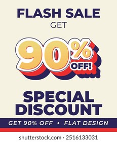 Special discount get 90% off, Flat and perspective design