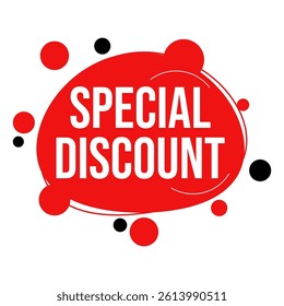 Special discount offer on product price tag vector. Season sale discount tag.