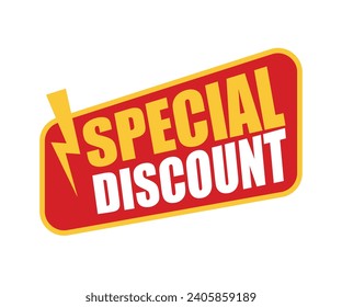 Special Discount Offer Vector Illustration