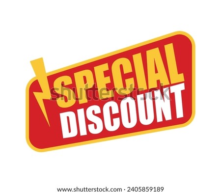 Special Discount Offer Vector Illustration