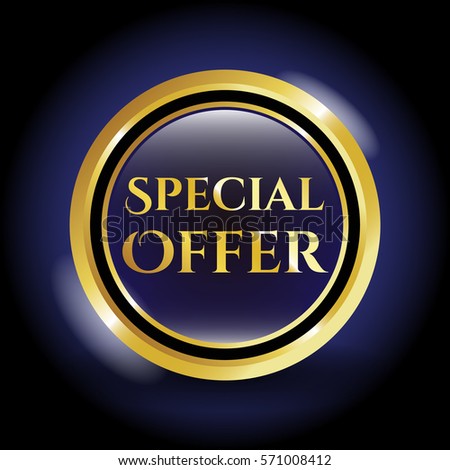 Logo for special offer sale Royalty Free Vector Image