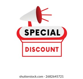 Special discount sign vector editable eps web or marketing concept, element for web vector art design.