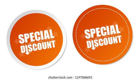 Special Discount Stickers