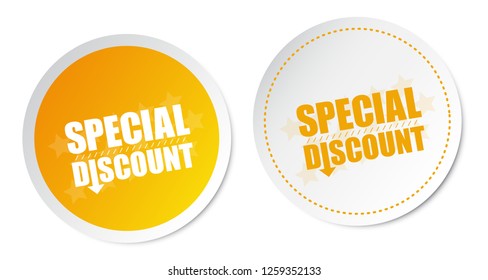 Special Discount Stickers