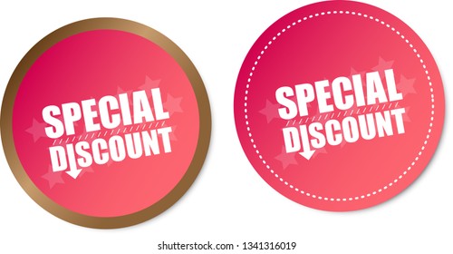 Special Discount Stickers