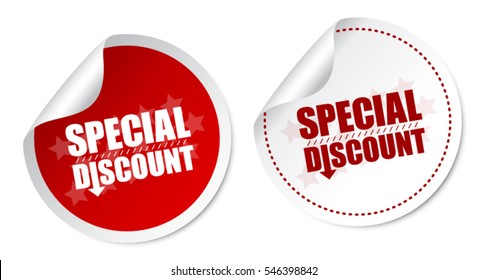 Special Discount Stickers