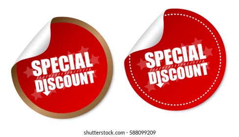 Special Discount Stickers