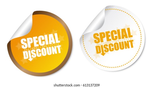 Special Discount Stickers
