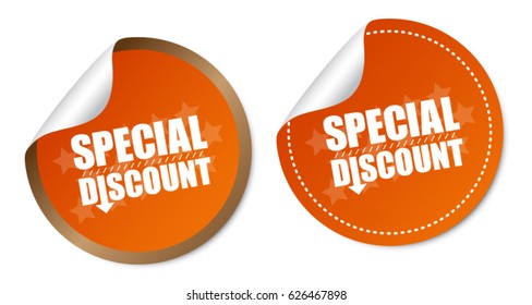 Special Discount Stickers