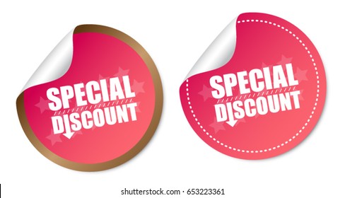 Special Discount Stickers