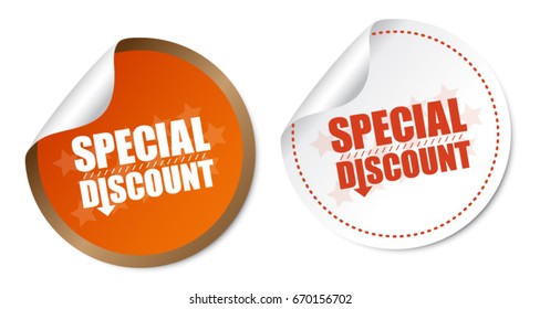 Special Discount Stickers