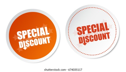 Special Discount Stickers