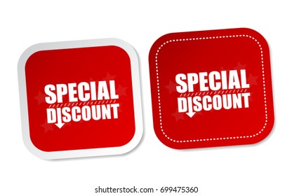 Special Discount Stickers