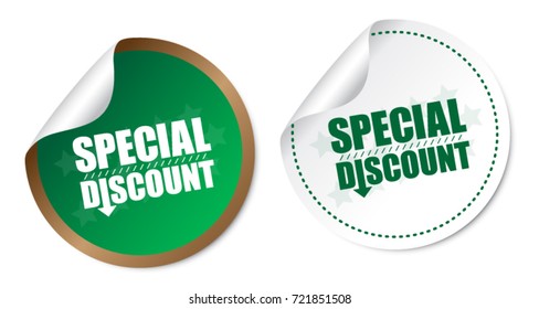 Special Discount Stickers