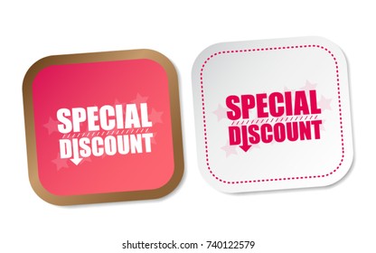 Special Discount Stickers