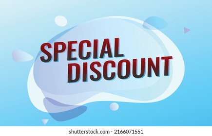 Special discount tag. blue banner design template for marketing. Special offer promotion or retail. background banner modern graphic design for store shop, online store, website, landing page