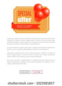Special discount weekend sale best price super offer exclusive premium promotion set of color stickers with shiny glossy balloons web posters landing pages