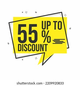 Special discount yellow tag isolated vector illustration. Discount offer price tag, symbol for advertising campaign in retail, sales promotion marketing