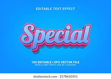 Special Editable Text Effect Design