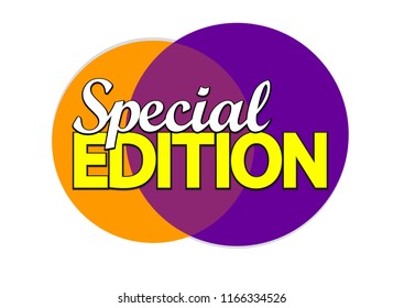 Special Edition, banner design template, promo tag, vector illustration