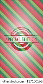 Special Edition christmas badge.