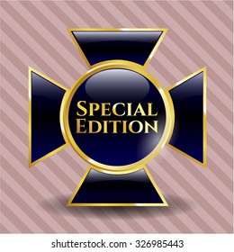 Special Edition gold shiny badge