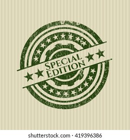 Special Edition grunge style stamp