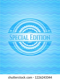 Special Edition light blue water badge.