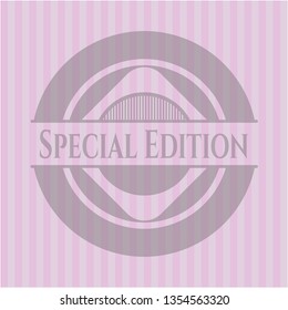 Special Edition pink emblem. Vintage.