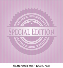 Special Edition realistic pink emblem